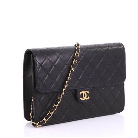 vintage chanel pouch|Chanel vintage clutch with chain.